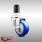 Service Caster 3 Inch 316SS Blue Polyurethane Wheel Swivel 1-1/2 Inch Expanding Stem Caster SCC-SS316EX20S314-PPUB-BLUE-112 - alternate 2